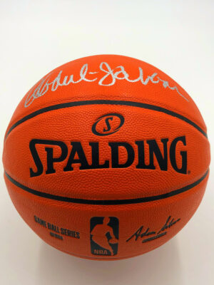 KAREEM ABDUL-JABBAR (Los Angeles Lakers)</br>signierter Basketball</br>Game Ball Series