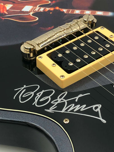 B.B. KING (The King of the Blues)</br>signierte Gitarre, Les Paul Epiphone – Bild 2