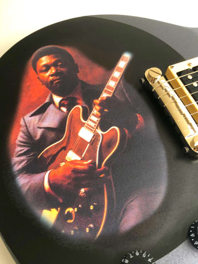 B.B. KING (The King of the Blues)</br>signierte Gitarre, Les Paul Epiphone – Bild 3