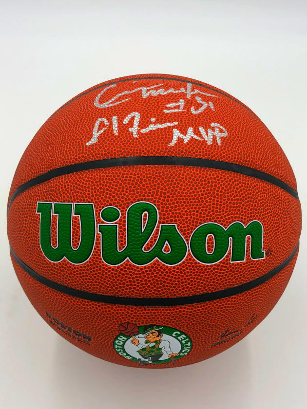 Signierter Basketball CEDRIC MAXWELL (Boston Celtics), Wilson Authentic (1981 Finals MVP Inscription!)