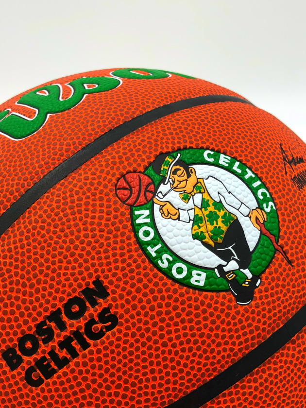 CEDRIC MAXWELL (Boston Celtics)</br>signierter Basketball</br>Wilson Authentic (1981 Finals MVP Inscription!) – Bild 4