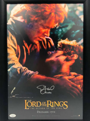 ELIJAH WOOD (Der Herr der Ringe: Die Rückkehr des Königs) signiertes Filmposter