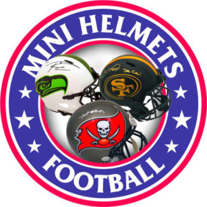 SIGNIERTE FOOTBALL MINI HELME