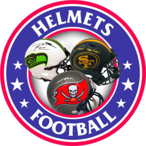 SIGNIERTE FOOTBALL HELME
