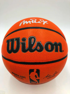 MAGIC JOHNSON (Los Angeles Lakers)</br>signierter Basketball</br>Wilson Authentic