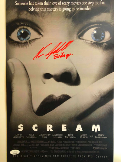 NEVE CAMPBELL (Scream) signiertes</br>Filmposter – Bild 6