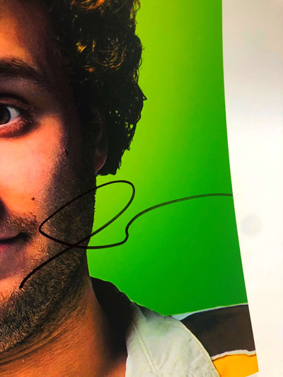 SETH ROGEN (Beim ersten Mal) signiertes Filmposter – Bild 2