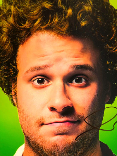SETH ROGEN (Beim ersten Mal) signiertes Filmposter – Bild 4
