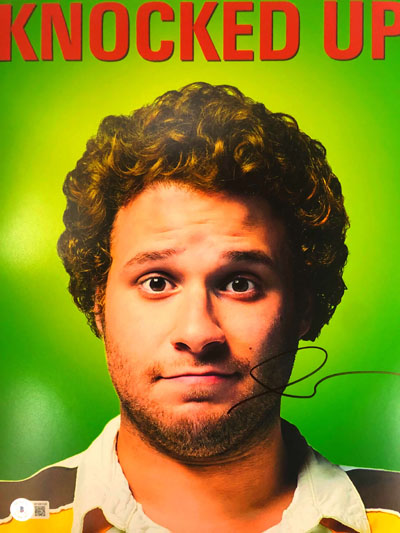 SETH ROGEN (Beim ersten Mal) signiertes Filmposter – Bild 5