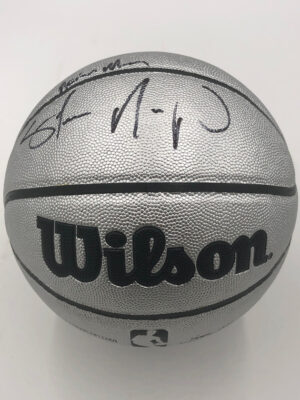 SHAWN KEMP (Seattle SuperSonics)</br>signierter Basketball</br>Platinum Edition