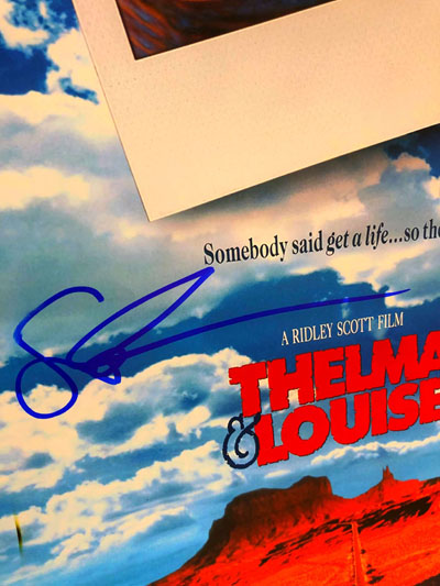 SUSAN SARANDON (Thelma & Louise) signiertes Filmposter – Bild 2