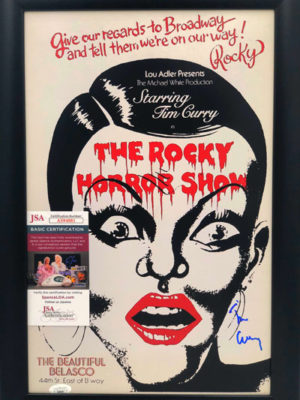 TIM CURRY (The Rocky Horror Picture Show) signiertes Filmposter