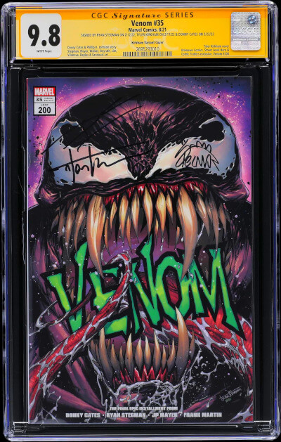CGC COMICS Signature Series VENOM # 35 - Kirkham Cover Variant (Ryan Stegman + Tyler Kirkham + Donny Cates)