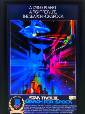 WILLIAM SHATNER (Star Trek III) signiertes Filmposter