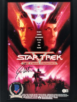 WILLIAM SHATNER (Star Trek V) signiertes Filmposter